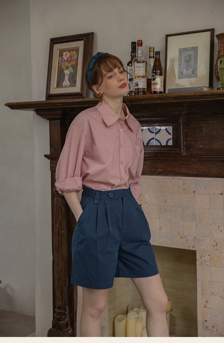 Classic Cotton Button-Down Shirt DACS0118
