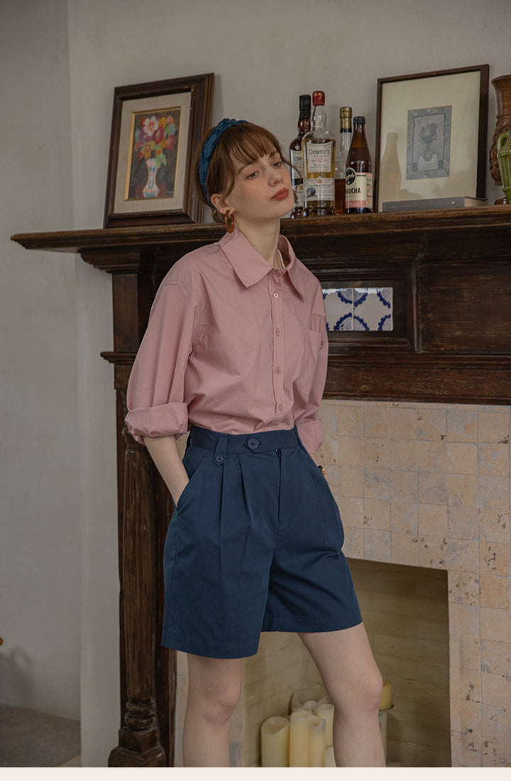 Classic Cotton Button-Down Shirt DACS0118