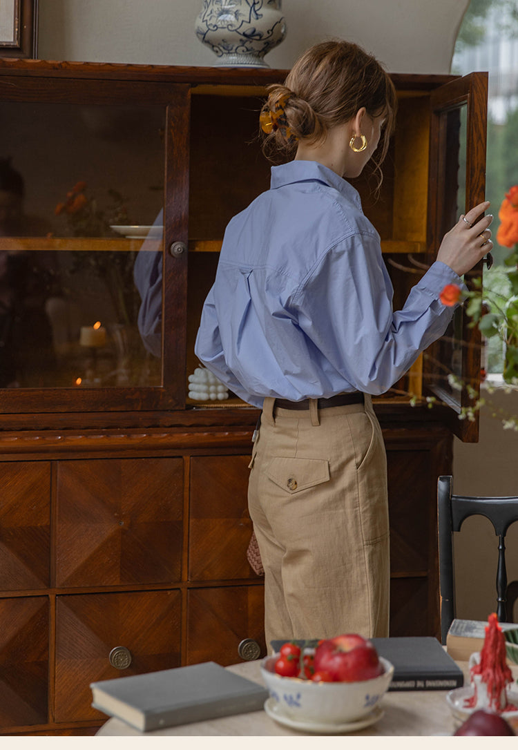 Classic Cotton Button-Down Shirt DACS0118
