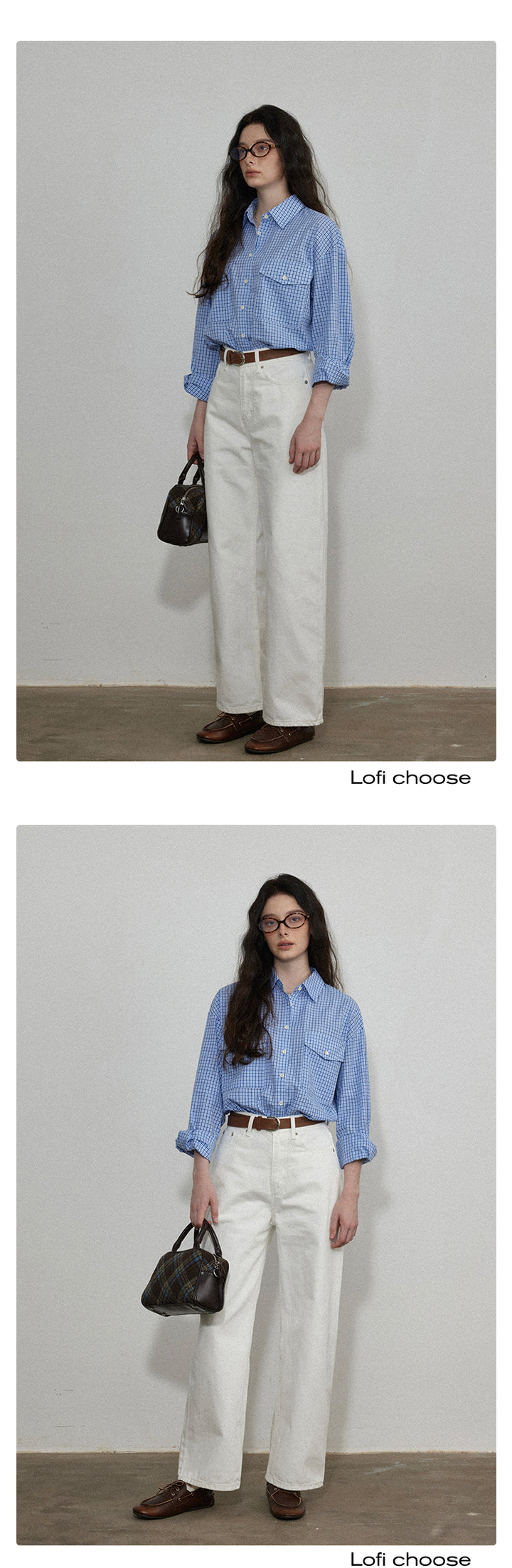 Classic Blue Plaid Shirt LCPS0014