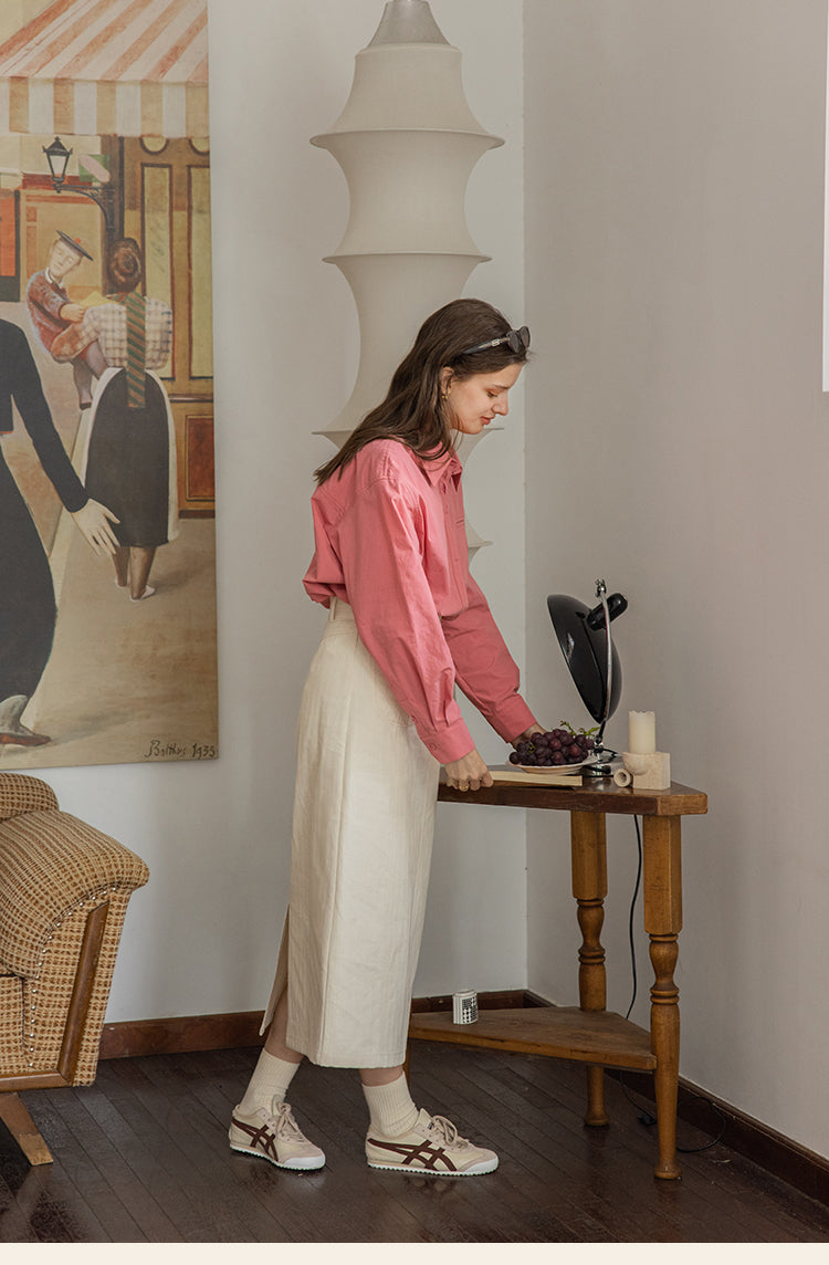 Pure Color Cotton Shirt DACS0120