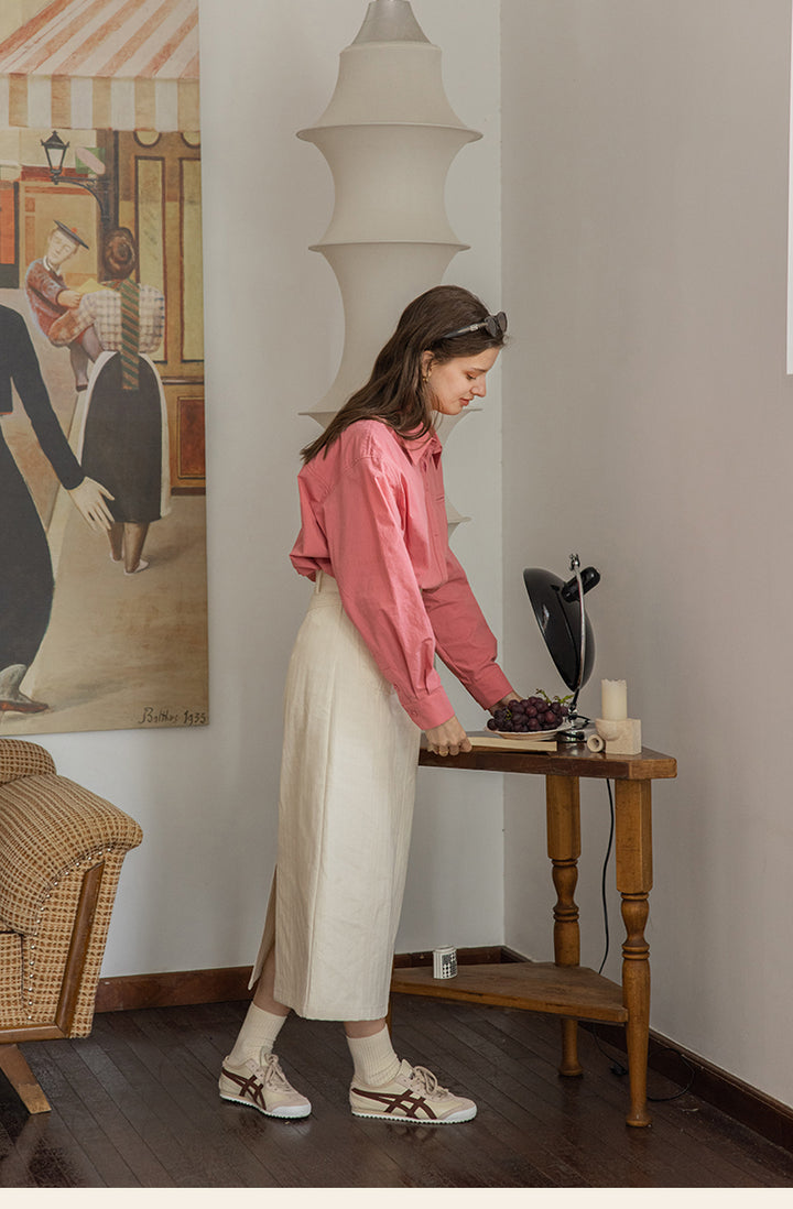 Pure Color Cotton Shirt DACS0120