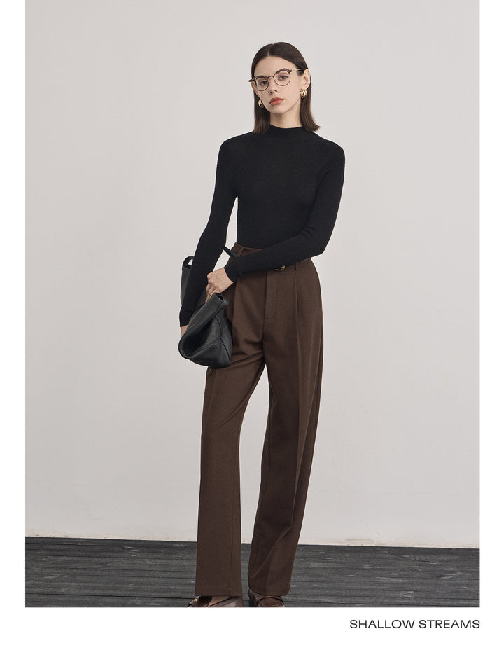 Elegant Wool Turtleneck Sweater SSTS0061