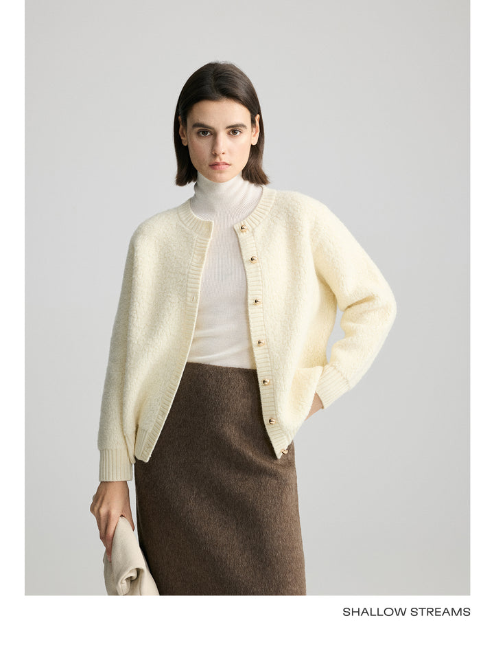 Luxe Wool Button Cardigan SSWC0081