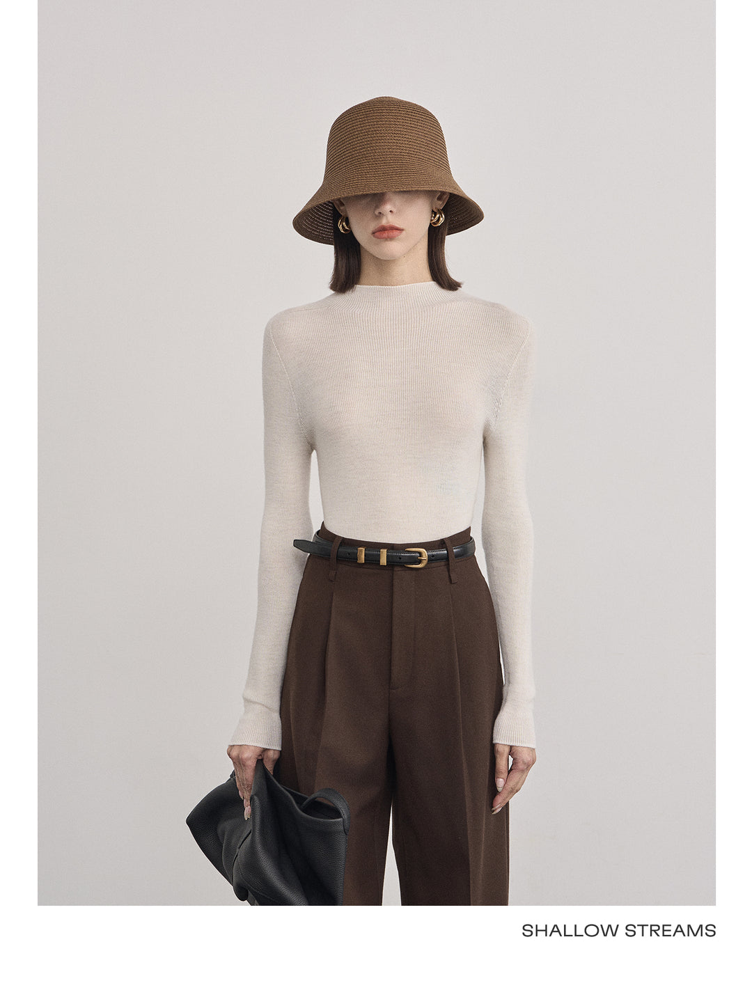 Elegant Wool Turtleneck Sweater SSTS0061
