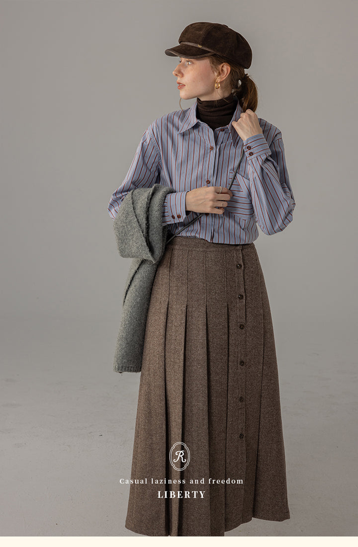 Liberty Striped Cotton Shirt DACS0119