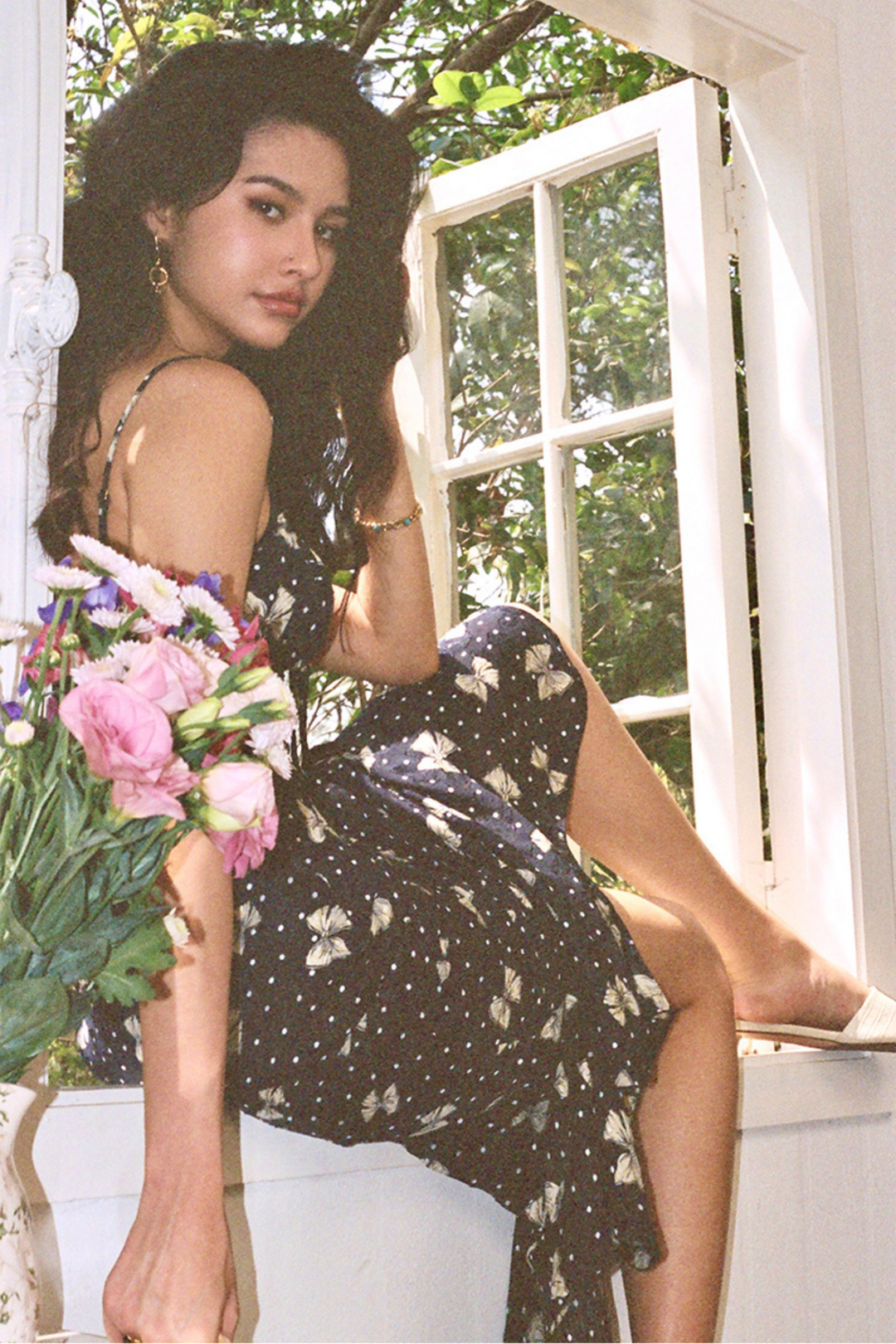Butterfly Bloom Slip Dress ITSD0249