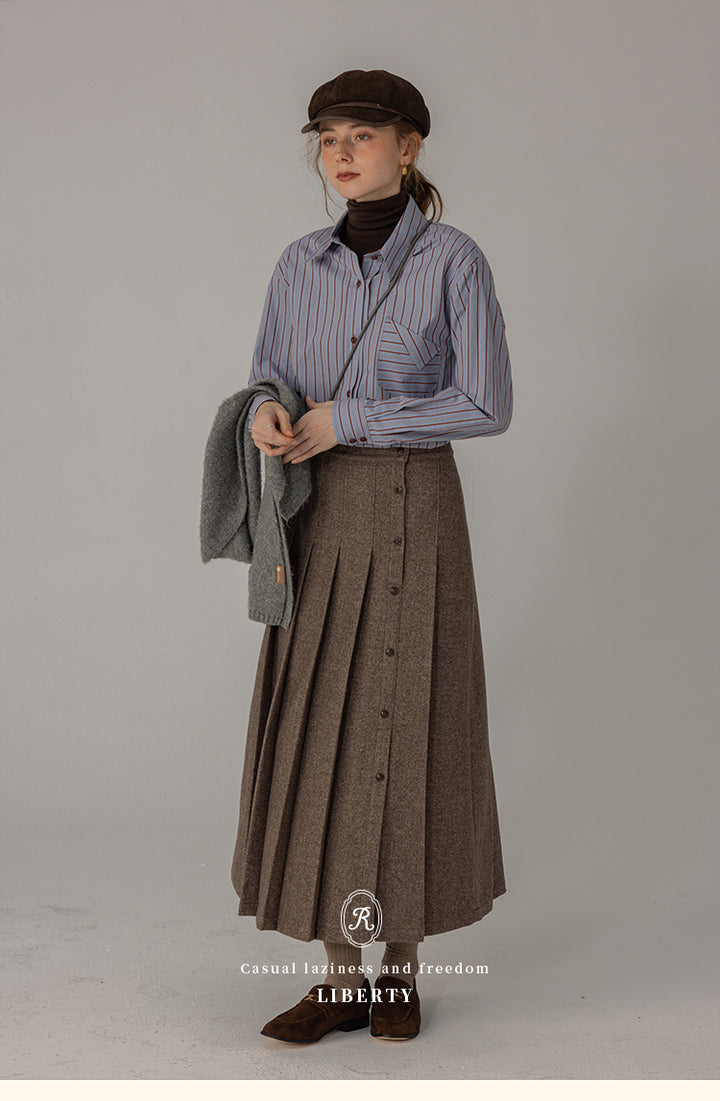 Liberty Striped Cotton Shirt DACS0119