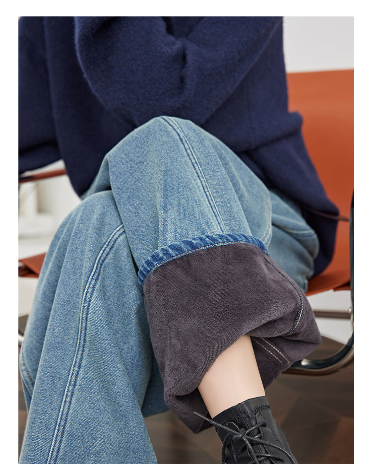 Vintage Washed Blue Denim Pants FADP0029