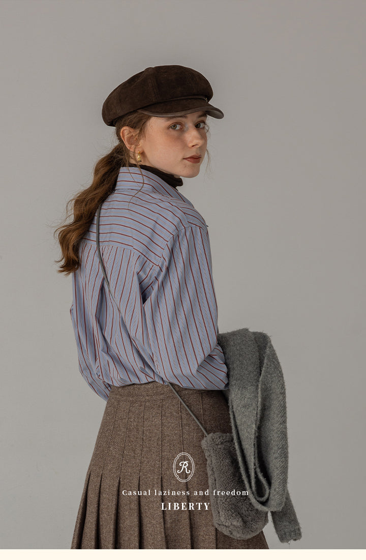 Liberty Striped Cotton Shirt DACS0119