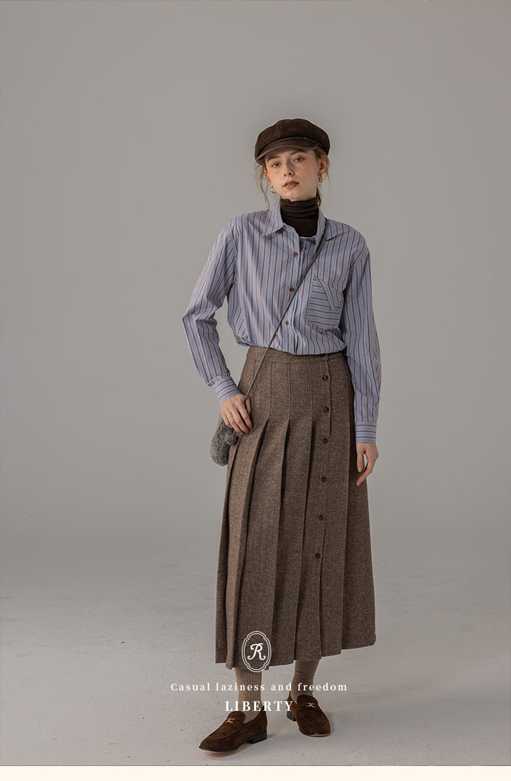 Liberty Striped Cotton Shirt DACS0119