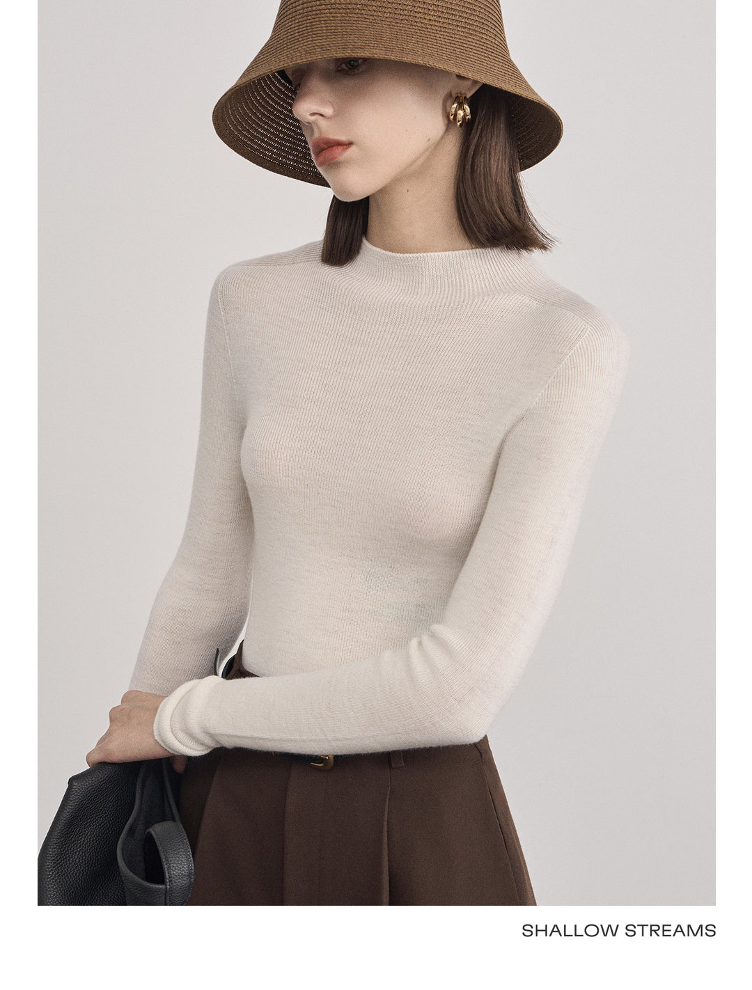 Elegant Wool Turtleneck Sweater SSTS0061