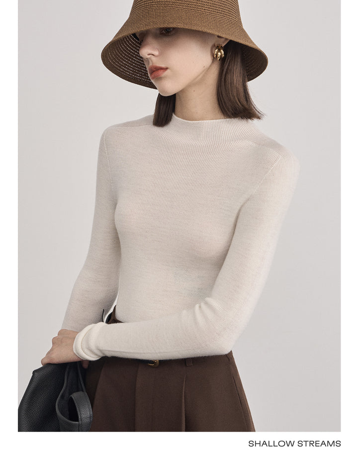 Elegant Wool Turtleneck Sweater SSTS0061