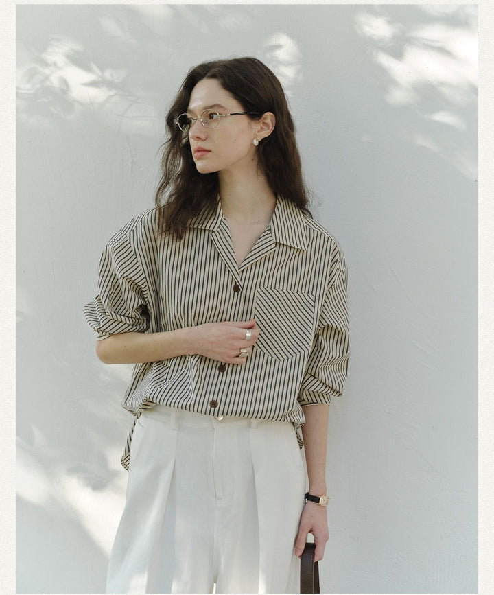 Heritage Stripe Relaxed Shirt CCSS0147