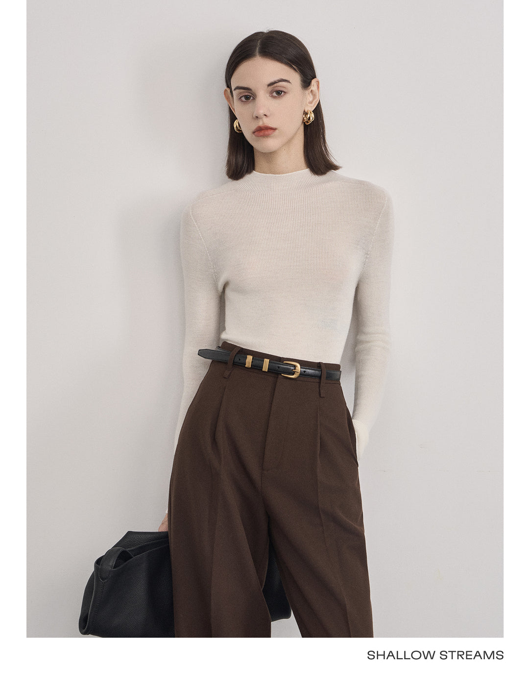 Elegant Wool Turtleneck Sweater SSTS0061