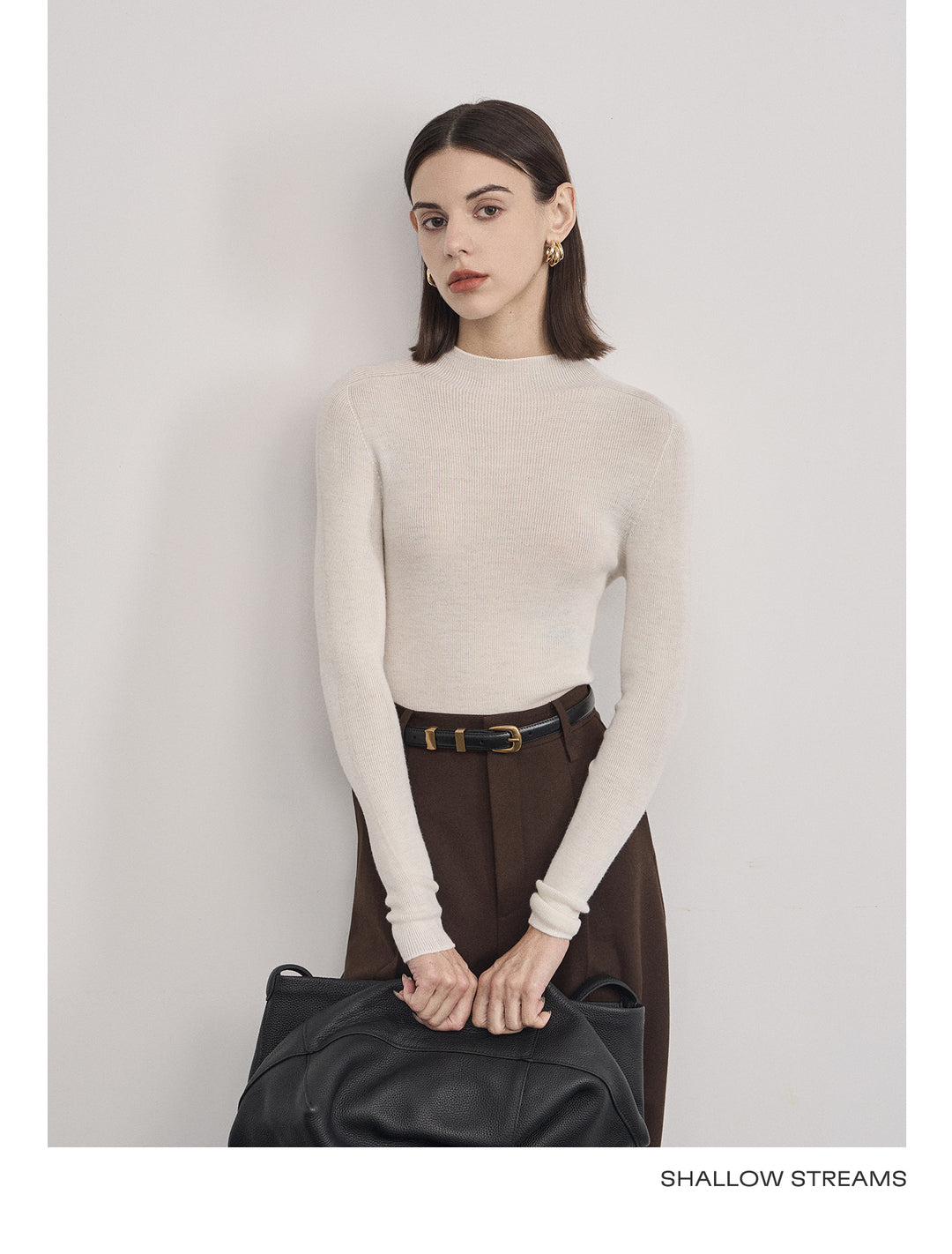 Elegant Wool Turtleneck Sweater SSTS0061