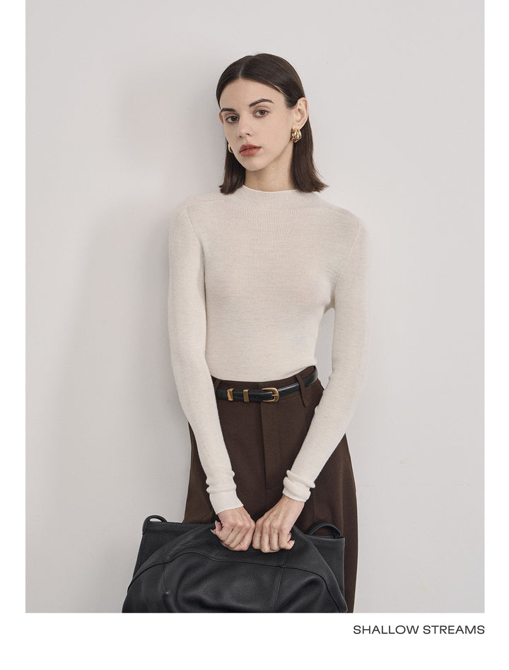 Elegant Wool Turtleneck Sweater SSTS0061