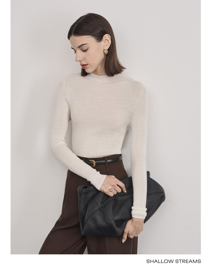 Elegant Wool Turtleneck Sweater SSTS0061