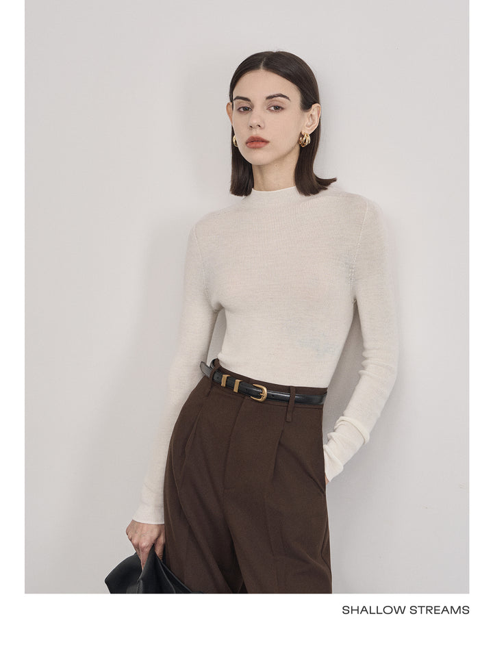 Elegant Wool Turtleneck Sweater SSTS0061