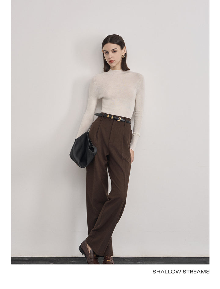 Elegant Wool Turtleneck Sweater SSTS0061