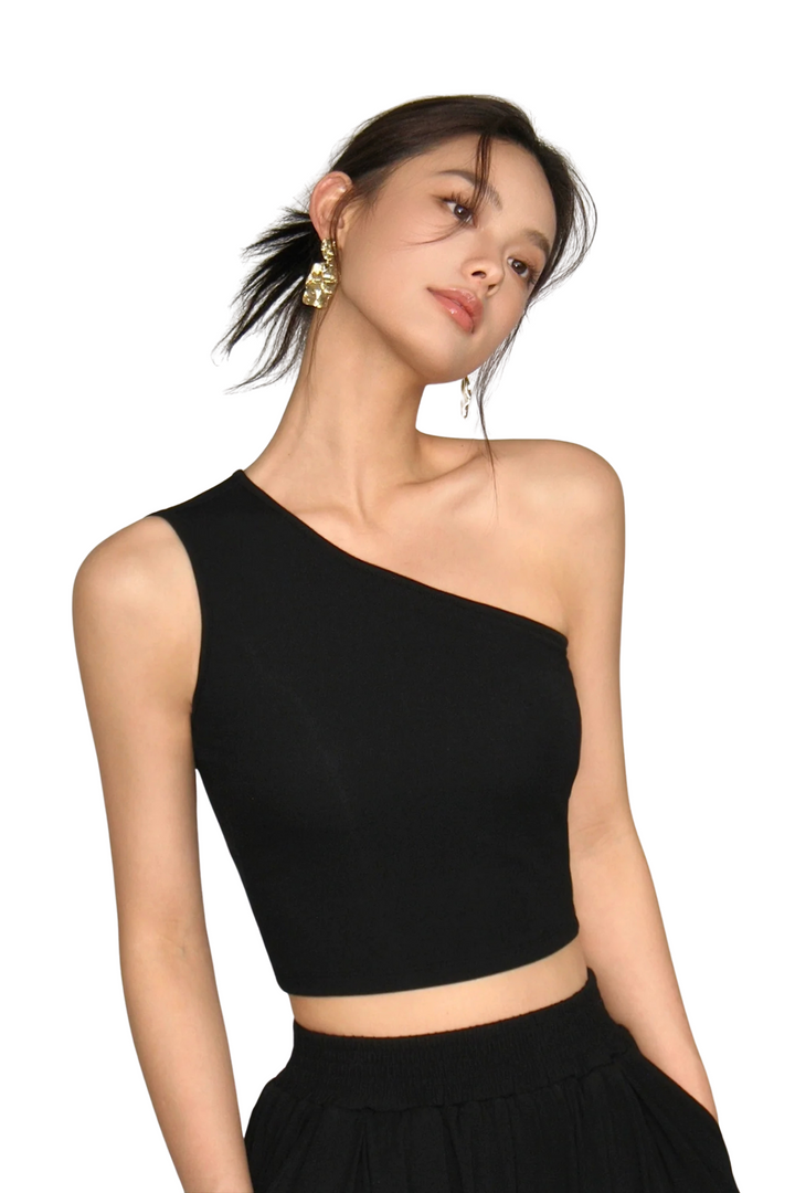 AsymFit One-Shoulder Knit Tank NHTT0227