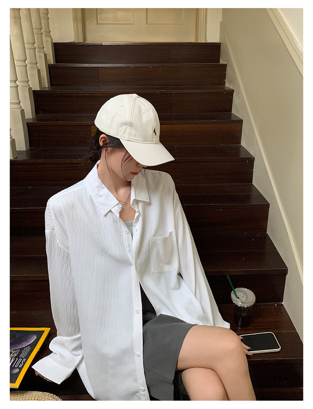 Cloud Veil Crinkle Shirt VWCS0341