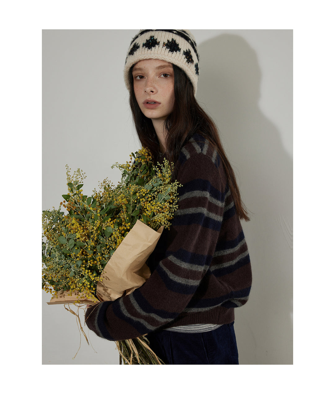 Urban Stripe Wool Knit Pullover LCKP0290