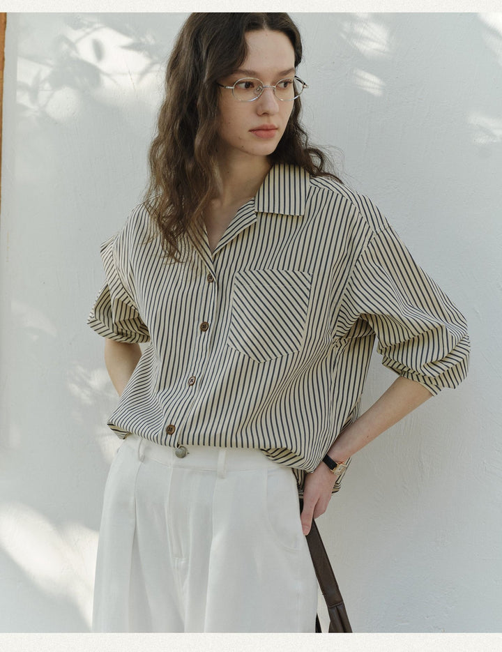 Heritage Stripe Relaxed Shirt CCSS0147