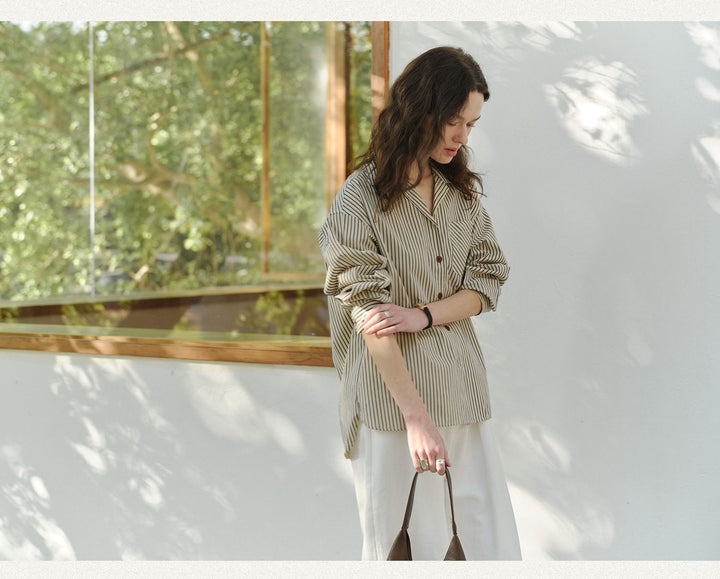 Heritage Stripe Relaxed Shirt CCSS0147