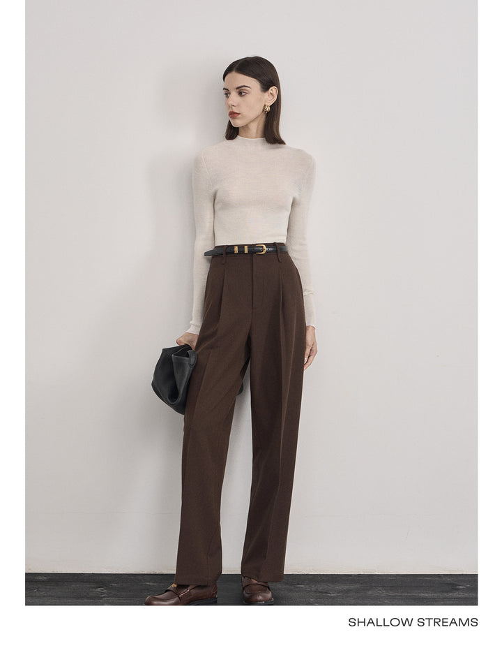 Elegant Wool Turtleneck Sweater SSTS0061