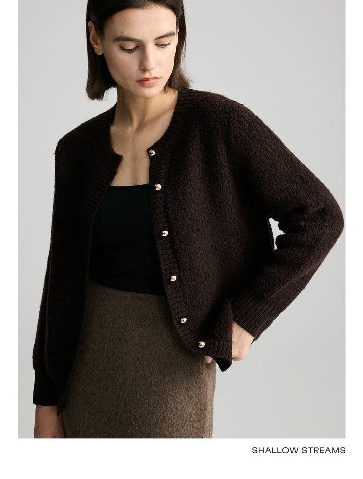 Luxe Wool Button Cardigan SSWC0081
