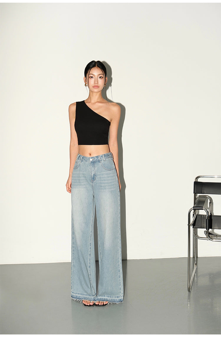 AsymFit One-Shoulder Knit Tank NHTT0227