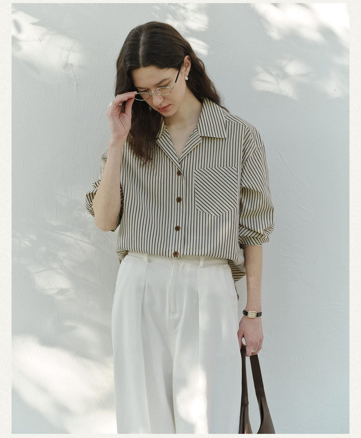 Heritage Stripe Relaxed Shirt CCSS0147