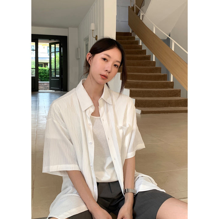 Cloud Veil Crinkle Shirt VWCS0341