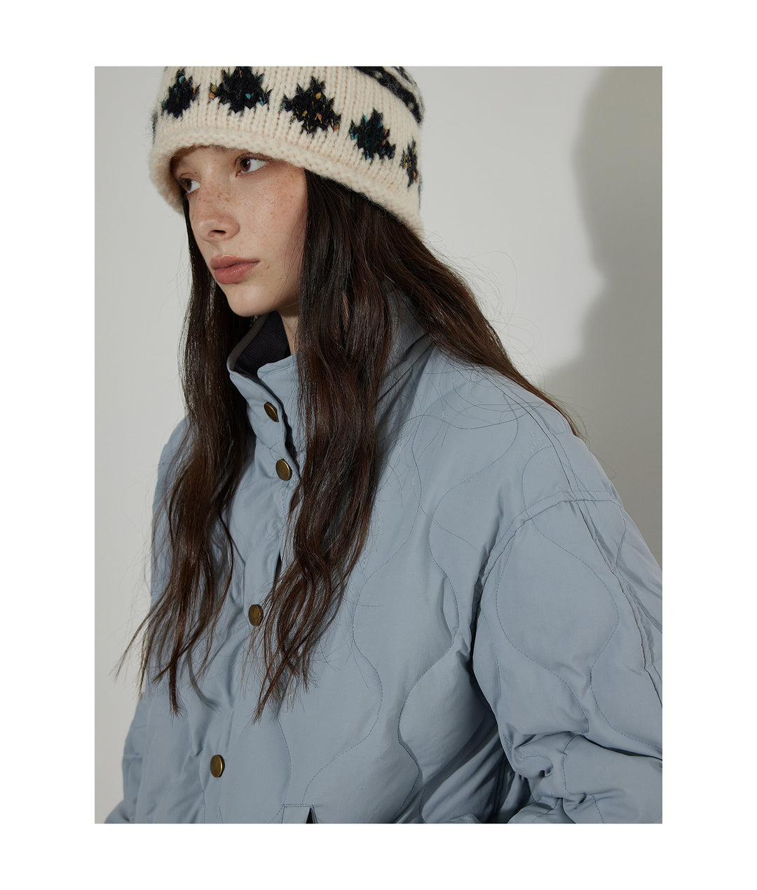 Misty Cloud Corduroy Reversible Jacket LCPJ0289