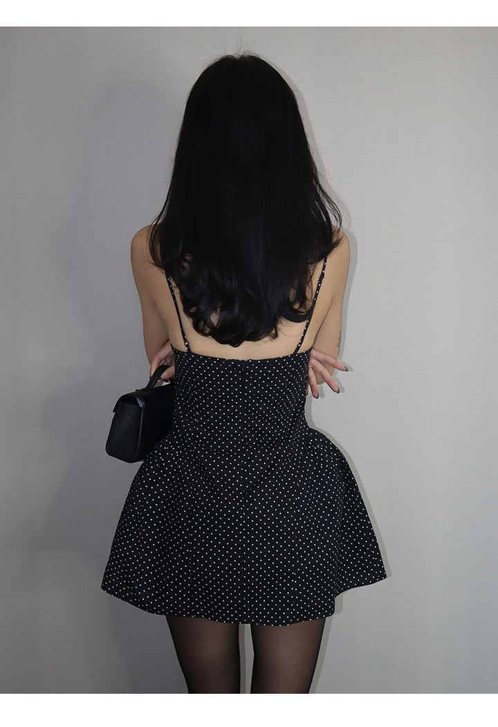 Midnight Dots Corset Dress VLCD0241