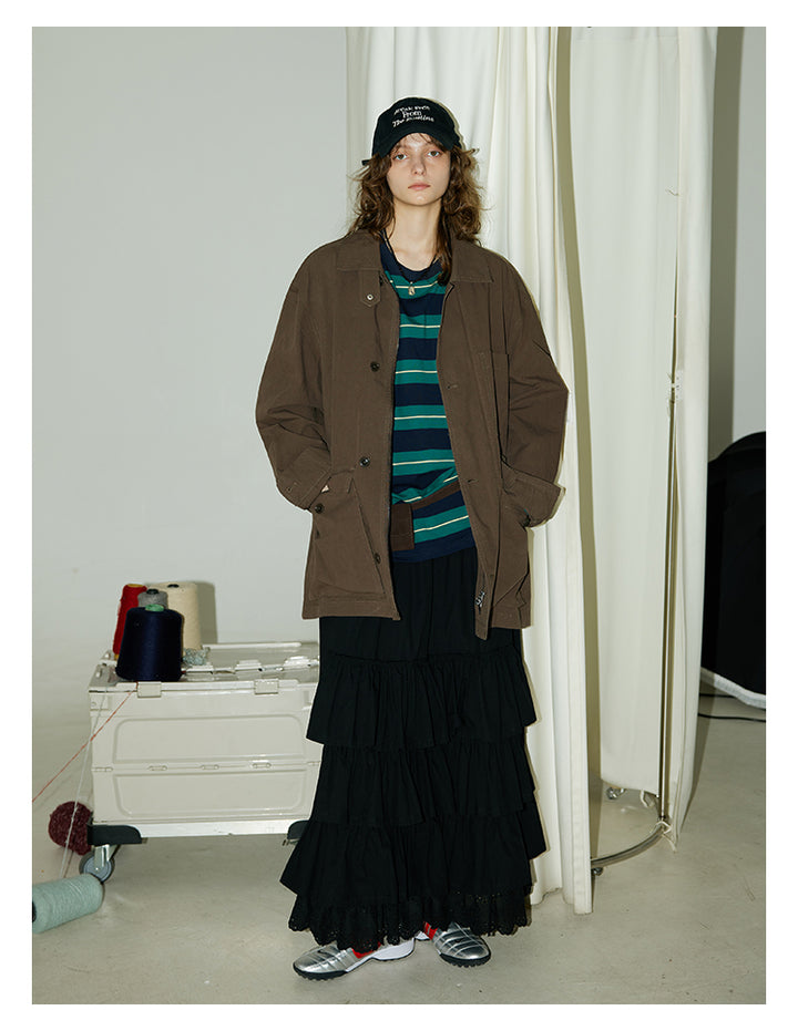 Retro Stripe Cotton Tee BMCT0266