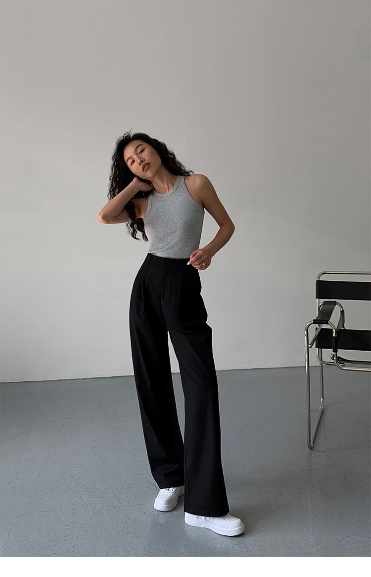 SoftLine Tailored Wide-Leg Trousers NHWT0206