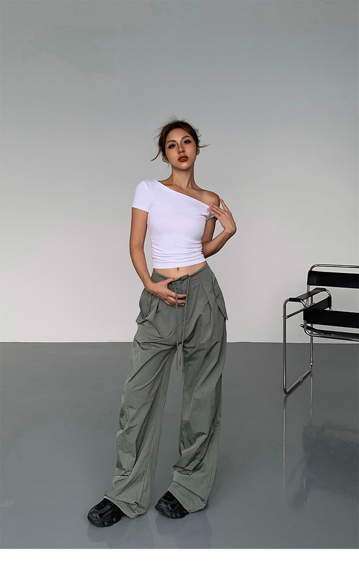AsymSoft One-Shoulder Tee NHST0189