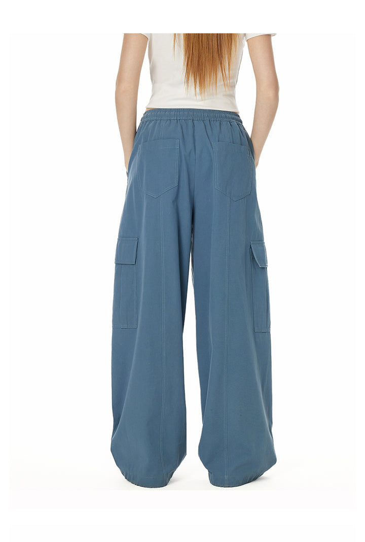 Urban Street Cotton Cargo Wide-Leg Pants TSCP0277
