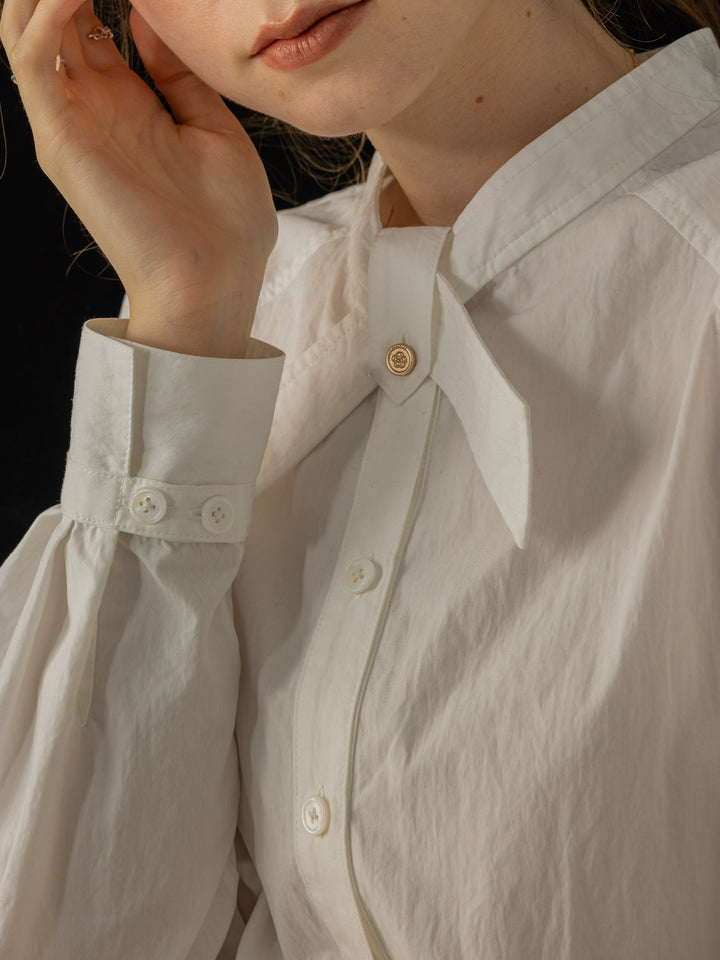 Elegant Bow-Tie Collar Shirt DACS0117
