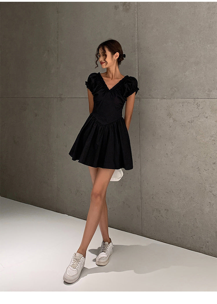 Summer Drape V Dress OUVD0245