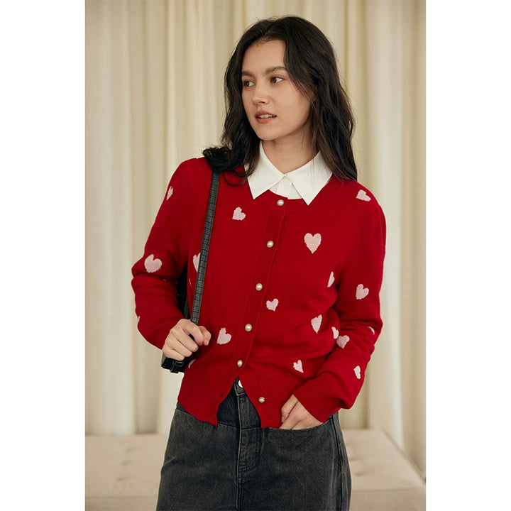 Love Wool Knit Cardigan HDKC0062