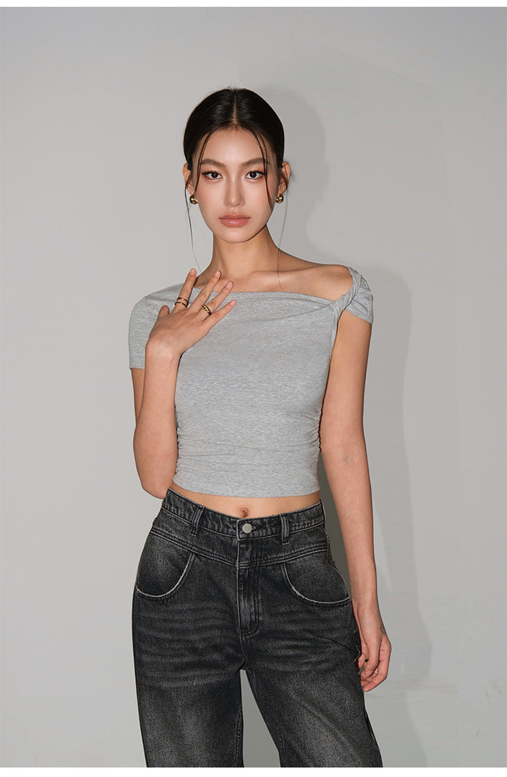 AsymSoft One-Shoulder Tee NHST0189