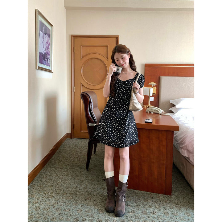 Midnight Daisy Mini Dress WSMD0338