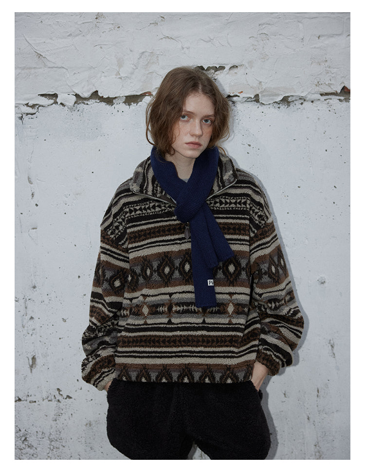 Vintage Lambswool Fleece Jacket BMFJ0293