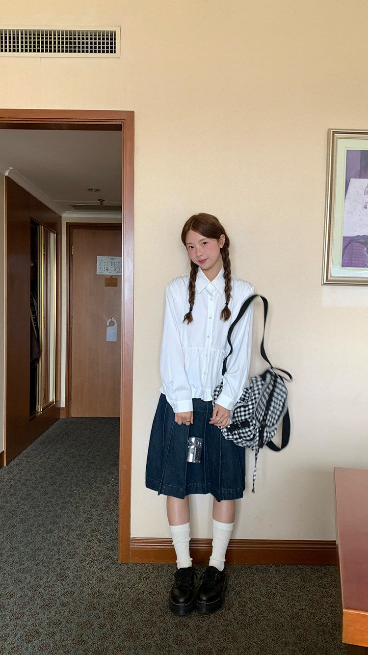 Pure Muse Frill Blouse WSFB0333