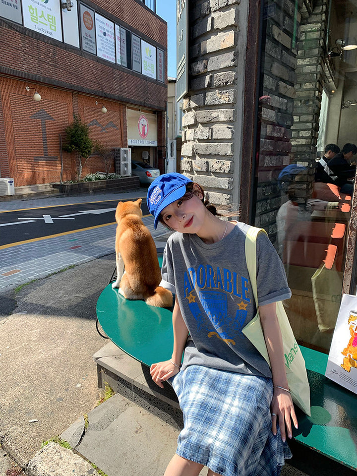 Vintage Asymmetry Check Skirt WSCS0336