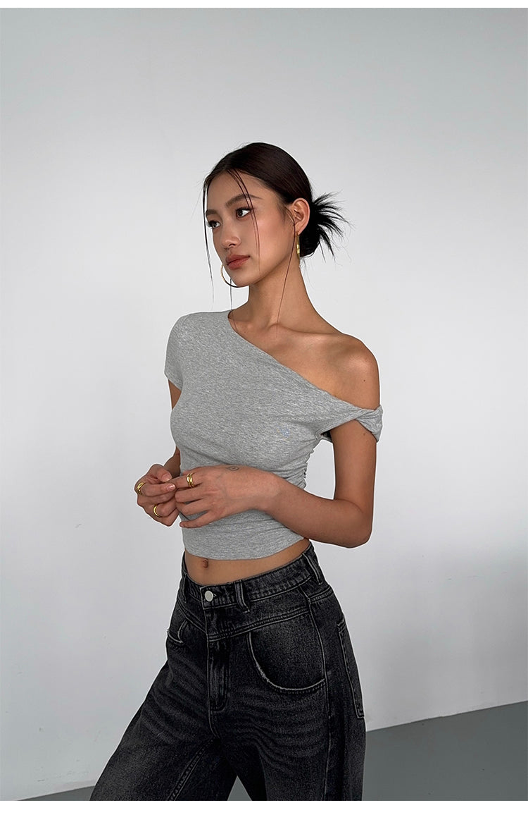 AsymSoft One-Shoulder Tee NHST0189