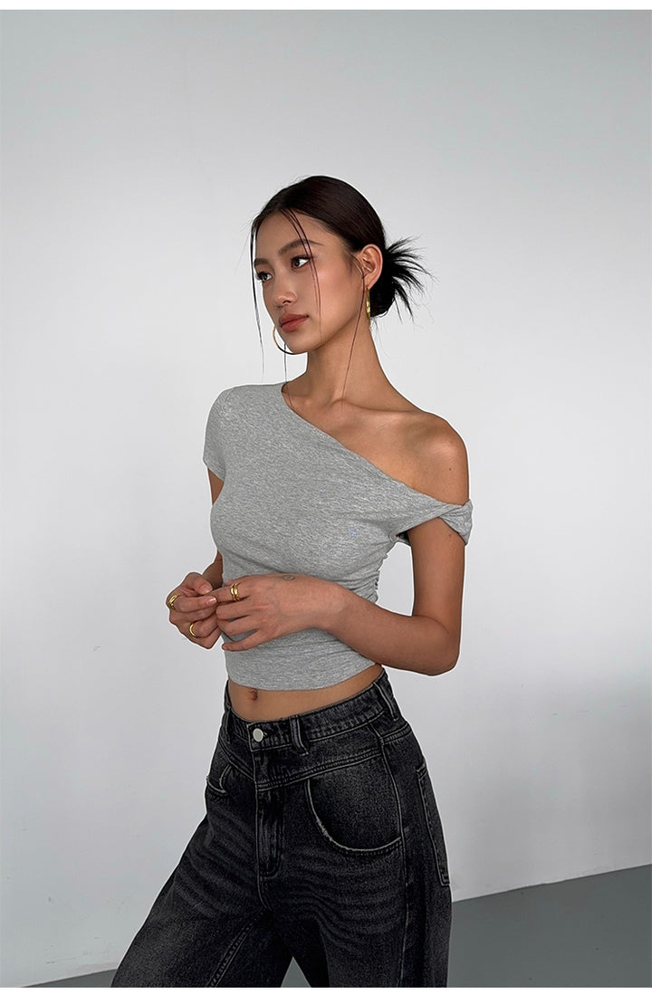 AsymSoft One-Shoulder Tee NHST0189